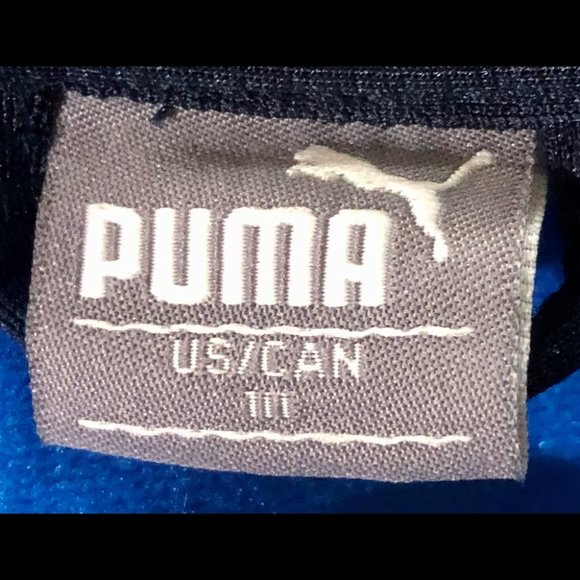 Puma Ladies Blue & Black Logo Zip Up Track Jacket Size 10 (Small) - Picture 13 of 15